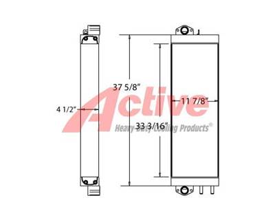 Komatsu PC228US LC-3N Engine Oil Cooler for a Komatsu PC228US-3N-W1