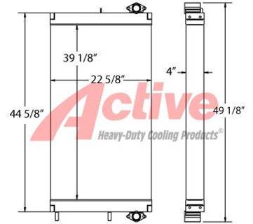 Komatsu PC300-8 Engine Oil Cooler