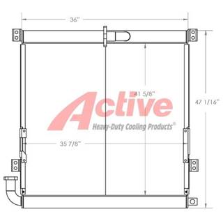 Komatsu PC400-6 Engine Oil Cooler