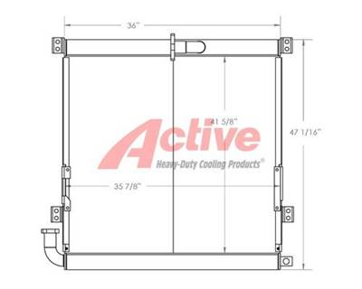 Komatsu PC400-6 Engine Oil Cooler