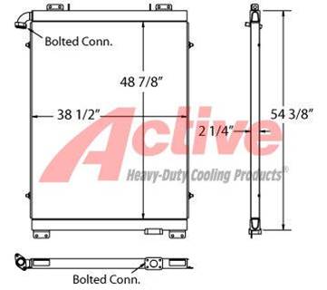 Komatsu PC600LC-8 Engine Oil Cooler
