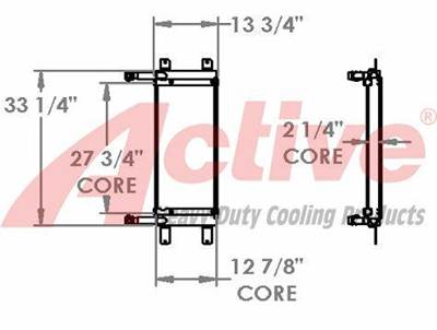 Komatsu PC75R-2 Engine Oil Cooler