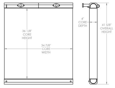 Komatsu WA1200-3 Engine Oil Cooler