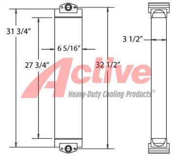 Komatsu WA150 Engine Oil Cooler