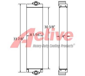 Komatsu WA200-6 Engine Oil Cooler