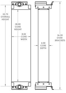 Komatsu WA320 Engine Oil Cooler