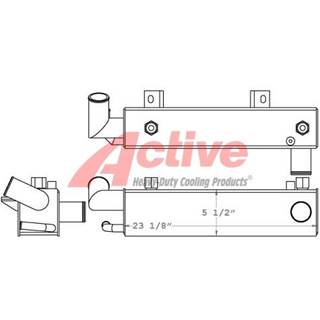Komatsu WA450-5 Engine Oil Cooler