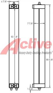 Komatsu WA500-8 Engine Oil Cooler