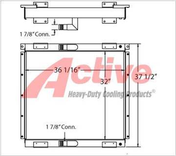 Link-Belt Engine Oil Cooler