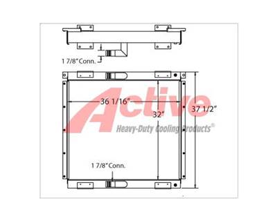Link-Belt Engine Oil Cooler