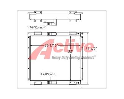 Link-Belt Engine Oil Cooler