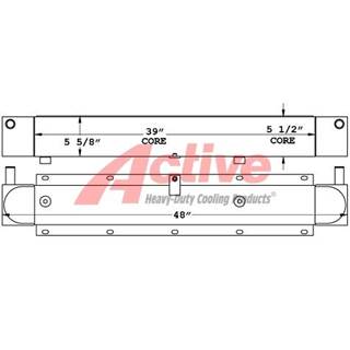 Link-Belt HTC-8690 Engine Oil Cooler for a Link-Belt HTC8690