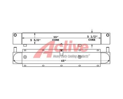 Link-Belt HTC-8690 Engine Oil Cooler for a Link-Belt HTC8690