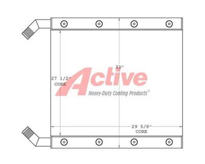 Link-Belt LS-138H II Engine Oil Cooler for a Link-Belt LS-138Hii