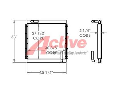 MDI Engine Oil Cooler for a Mdi 200
