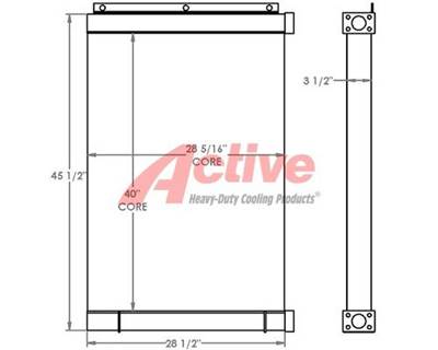 Manitowoc 1400 Engine Oil Cooler