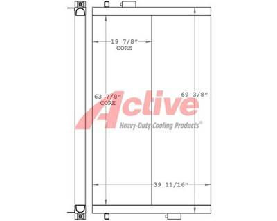Manitowoc Engine Oil Cooler