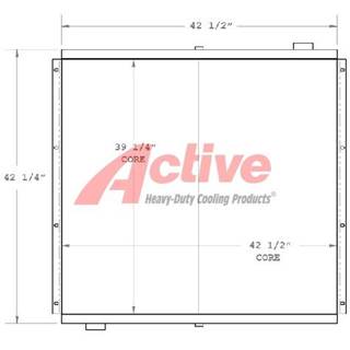 Manitowoc 888 Engine Oil Cooler