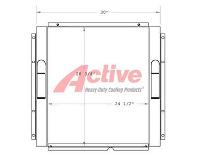 Mitsubishi E200B Engine Oil Cooler