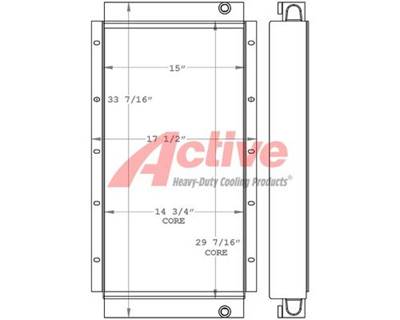 Multiquip Engine Oil Cooler for a Multiquip D185