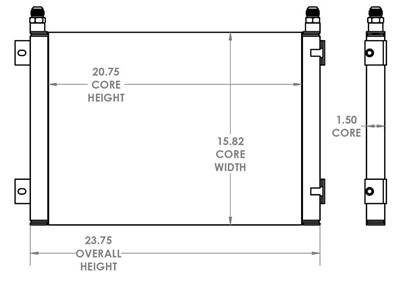Mustang 2050 Engine Oil Cooler
