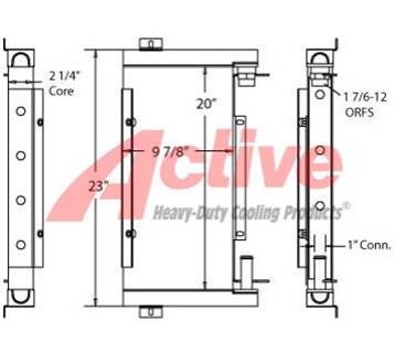 New Holland 555C Engine Oil Cooler