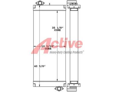 New Holland Engine Oil Cooler for a New Holland SK260