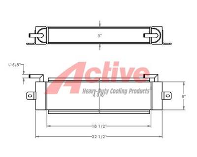 New Holland Engine Oil Cooler for a New Holland F140B Motor Grader