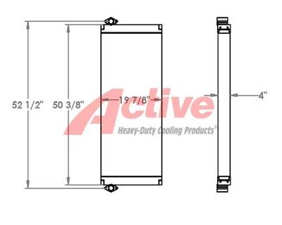 New Holland Engine Oil Cooler for a New Holland SK350LC-9