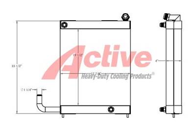 New Holland 755 Engine Oil Cooler
