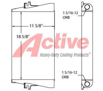 New Holland LB Series Engine Oil Cooler