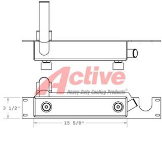 New Holland LB75 Engine Oil Cooler