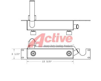 New Holland LB75 Engine Oil Cooler