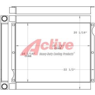 New Holland LS190 Engine Oil Cooler