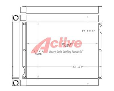 New Holland LS190 Engine Oil Cooler