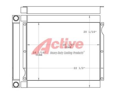 New Holland LS190 Engine Oil Cooler