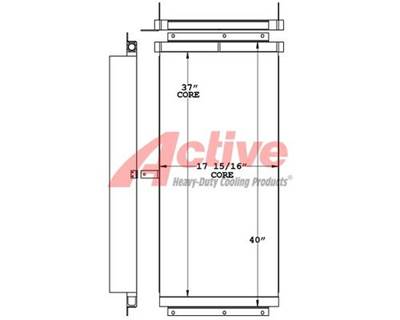 Oshkosh Engine Oil Cooler for a Oshkosh Refuse Truck