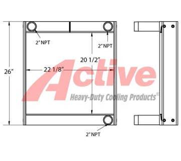 Peterson Pacific 5000G Engine Oil Cooler