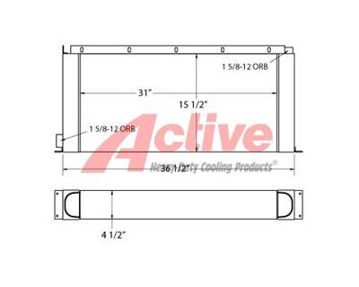 Quincy Engine Oil Cooler