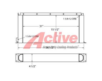 Quincy Engine Oil Cooler