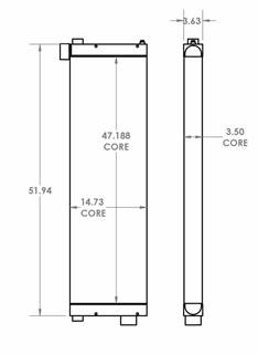 Quincy Engine Oil Cooler