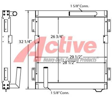 Samsung SE210LC Excavator Engine Oil Cooler