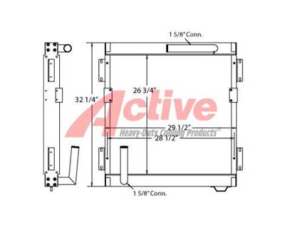 Samsung SE210LC Excavator Engine Oil Cooler