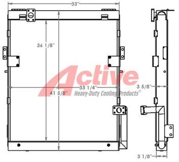 Samsung SE280LC-3 Engine Oil Cooler
