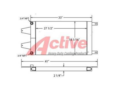 Sterling DUMP TRUCK Engine Oil Cooler