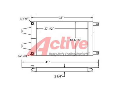 Sterling DUMP TRUCK Engine Oil Cooler