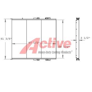 Sullair Engine Oil Cooler
