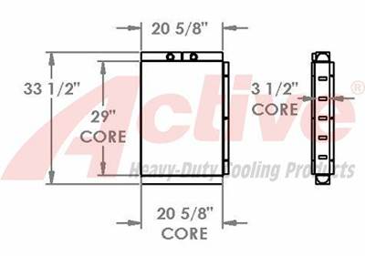 Sullair 425HH. 375 Tier 3 Engine Oil Cooler
