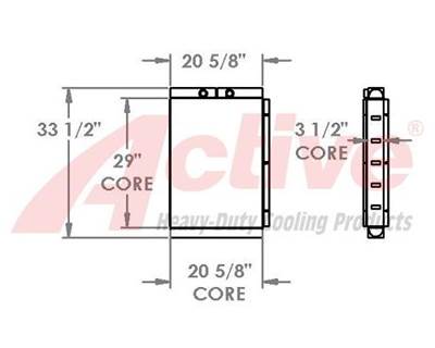 Sullair 425HH. 375 Tier 3 Engine Oil Cooler