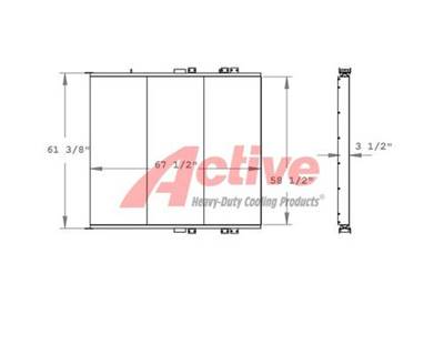 Sullair Engine Oil Cooler